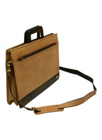 Leather Crossbody Bag Tan