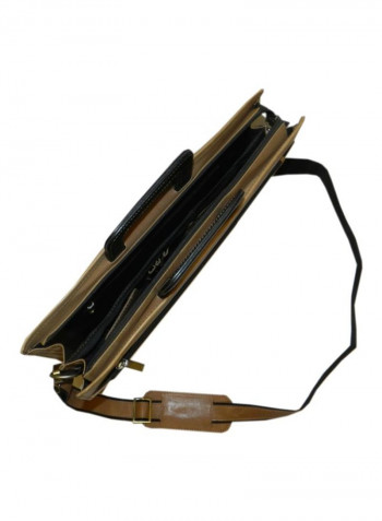 Leather Crossbody Bag Tan