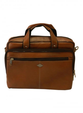 Leather Crossbody Bag Tan