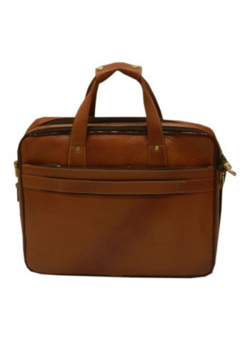 Leather Crossbody Bag Tan