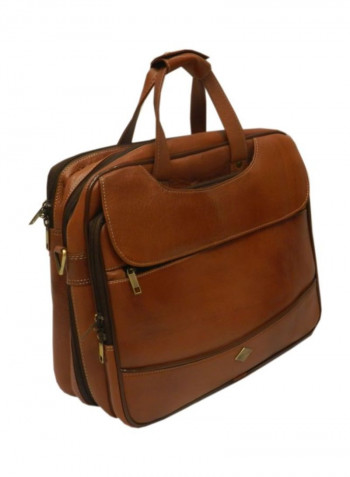 Leather Crossbody Bag Tan