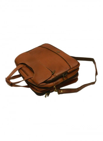 Leather Crossbody Bag Tan