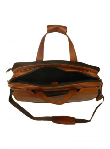 Leather Crossbody Bag Tan