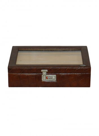 Compactible And Secured Leather Jewellery Box