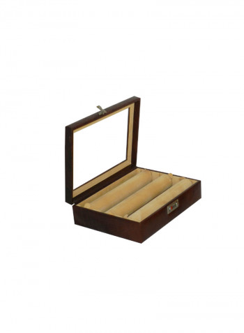 Compactible And Secured Leather Jewellery Box