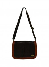 Genuine Leather Designer Crossbody Bag Dark Brown