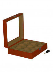 Glass Top Designer 12 Watch Box