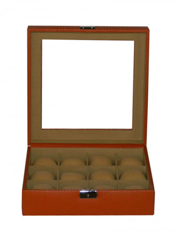 Glass Top Designer 12 Watch Box