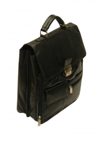 Leather Briefcase Black