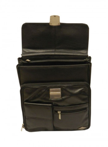 Leather Briefcase Black