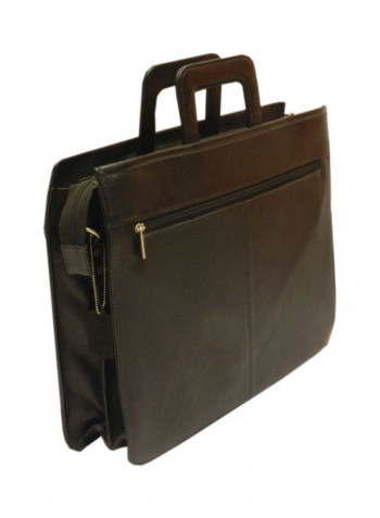 Leather Crossbody Bag Black