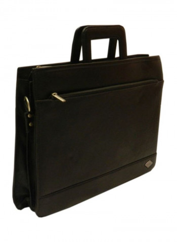 Leather Crossbody Bag Black