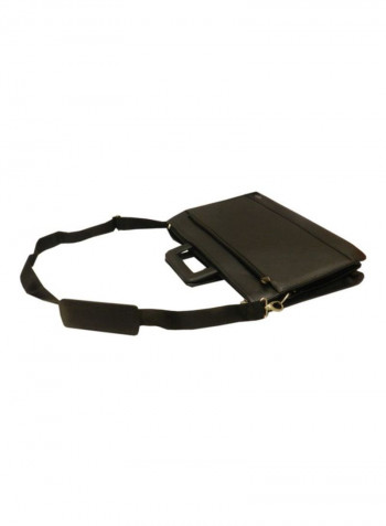 Leather Crossbody Bag Black