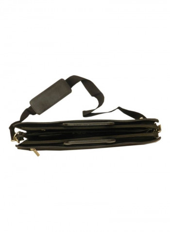 Leather Crossbody Bag Black