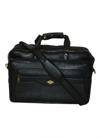 Leather Crossbody Bag Black