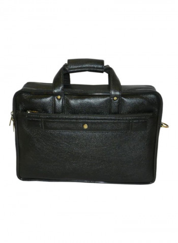 Leather Crossbody Bag Black