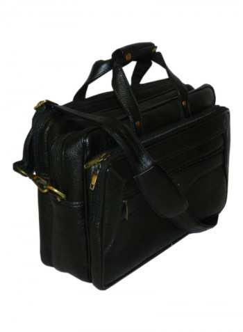 Leather Crossbody Bag Black