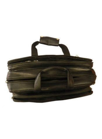 Leather Crossbody Bag Black
