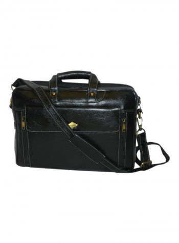 Leather Crossbody Bag Black