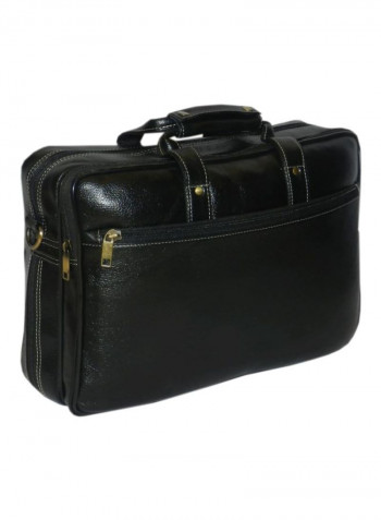 Leather Crossbody Bag Black