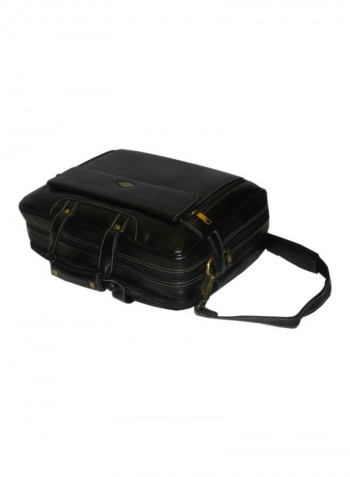 Leather Crossbody Bag Black