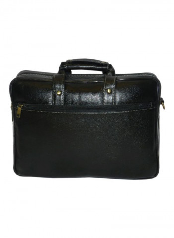 Leather Crossbody Bag Black