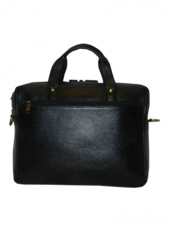 Leather Crossbody Bag Black