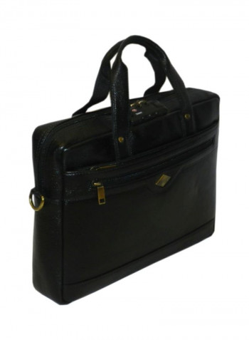 Leather Crossbody Bag Black