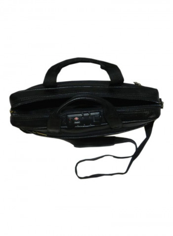Leather Crossbody Bag Black