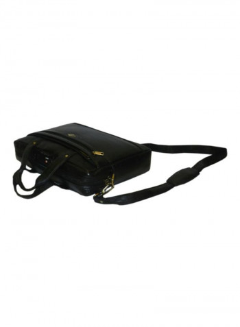 Leather Crossbody Bag Black