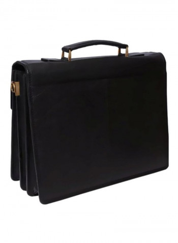 Leather Crossbody Bag Black