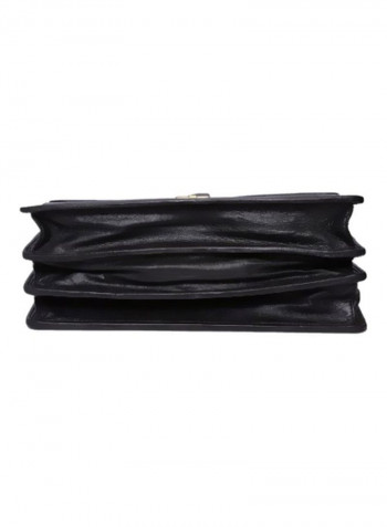 Leather Crossbody Bag Black