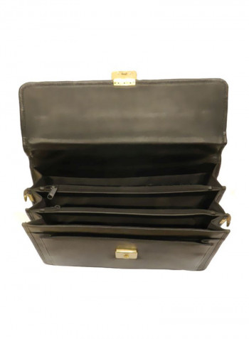 Leather Crossbody Bag Black