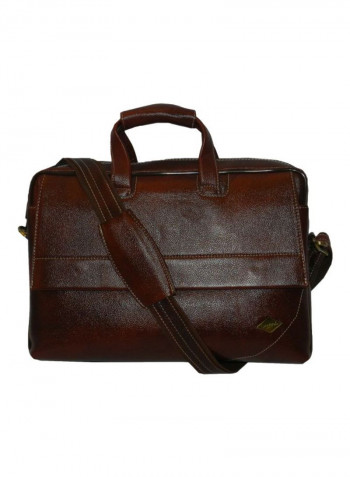 Leather Crossbody Bag Brown