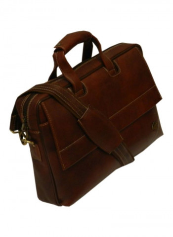 Leather Crossbody Bag Brown