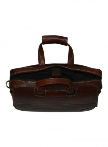 Leather Crossbody Bag Brown