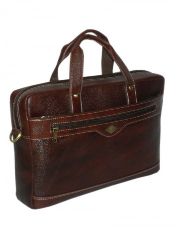 Leather Crossbody Bag Brown