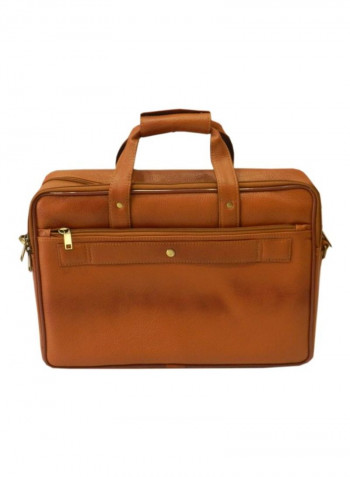Leather Crossbody Bag Tan