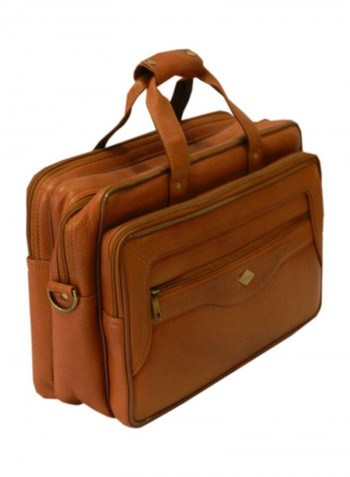 Leather Crossbody Bag Tan