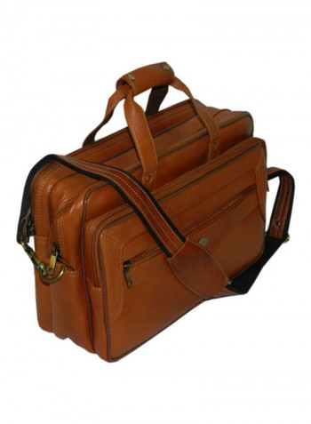 Leather Crossbody Bag Tan