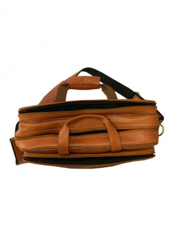 Leather Crossbody Bag Tan