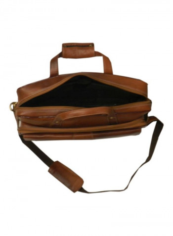 Leather Crossbody Bag Tan
