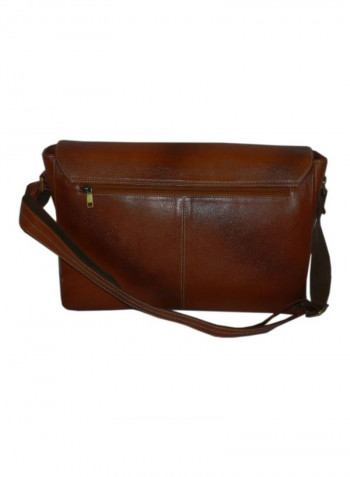 Leather Crossbody Bag Tan