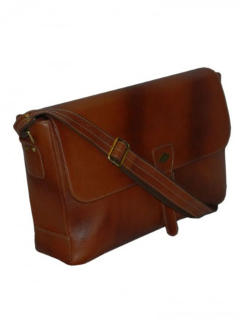 Leather Crossbody Bag Tan