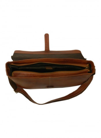 Leather Crossbody Bag Tan