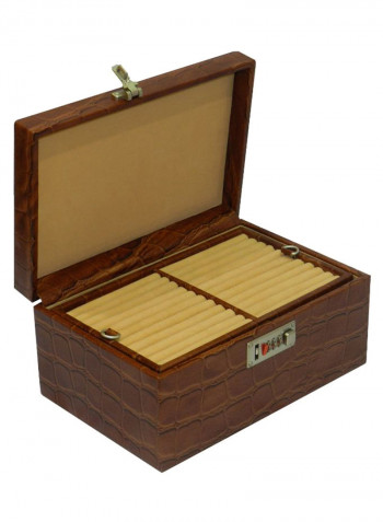 Multi-Purpose Croco Design Jewellery Box