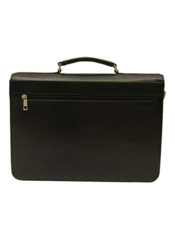 Leather Crossbody Bag Black