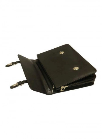 Leather Crossbody Bag Black