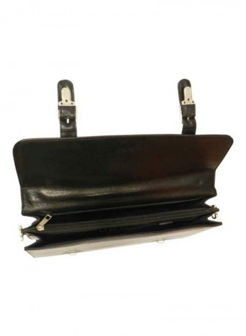 Leather Crossbody Bag Black