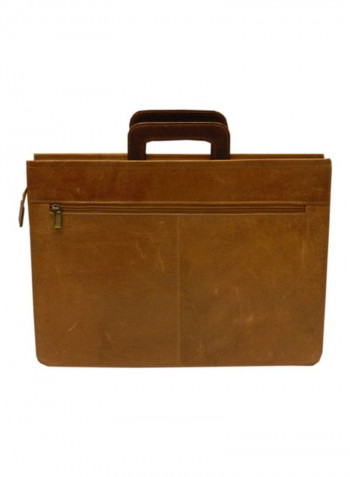 Leather Crossbody Bag Tan
